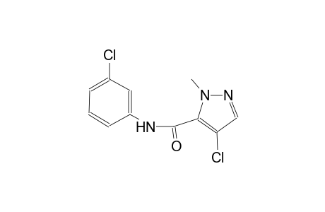 4-chloro-N-(3-chlorophenyl)-1-methyl-1H-pyrazole-5-carboxamide