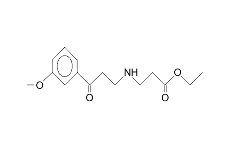 N-(B-[3-Methoxy-benzoyl]-ethyl)-B-alanine ethyl ester