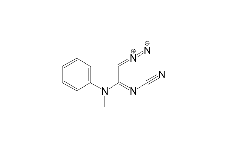 Cyanamide, [2-diazo-1-(methylphenylamino)ethylidene]-