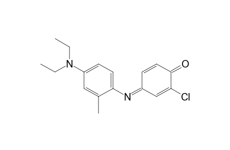 2,5-Cyclohexadien-1-one, 2-chloro-4-[[4-(diethylamino)-2-methylphenyl]imino]-