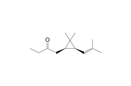 CIS-2,2-DIMETHYL-3-(2-METHYL-1-PROPENYL)-1-(2-OXOBUTYL)CYCLOPROPANE