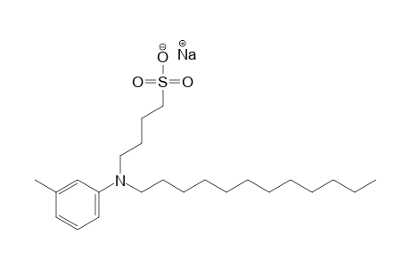 4-(N-dodecyl-m-toluidino)-1-butanesulfonic acid, sodium salt