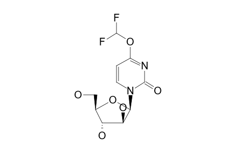 1-(.beta.-D-Arabinofuranosyl)-4-o-difluoromethyluracil