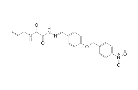 acetic acid, oxo(2-propenylamino)-, 2-[(E)-[4-[(4-nitrophenyl)methoxy]phenyl]methylidene]hydrazide