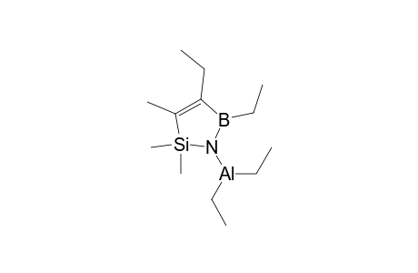 (diethyl)(4,5-diethyl-2,5-dihydro-2,2,3-trimethyl-1,2,5-azasilaborolyl)aluminium