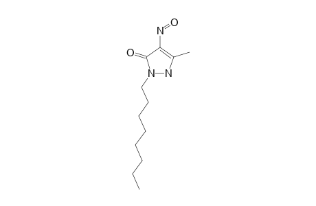 3-METHYL-1-N-OCTYL-4-NITROSO-5-PYRAZOLONE;NH-TAUTOMER