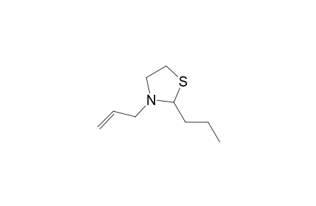 Thiazolidine, 3-(2-propenyl)-2-propyl-