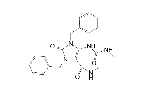 1,3-Dibenzyl-4-(N-methylcarbocamido)-5-(N'-methylureido)imidazolin-2-one