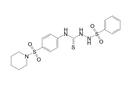 1-(phenylsulfonyl)-4-[p-(piperidinosulfonyl)phenyl]-3-thiosemicarbazide