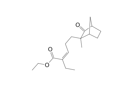 (Z)-5-(3-Oxo-2-methyl-bicyclo[2.2.1]hept-2-yl)-2-ethyl-2-pentenoic acid ethyl ester