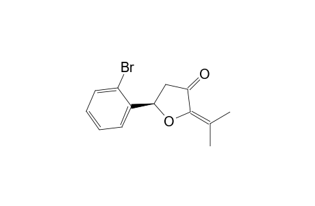 (5R)-2-(1-Methylethylidene)-3-oxo-5-(2-bromophenyl)tetrahydrofuran