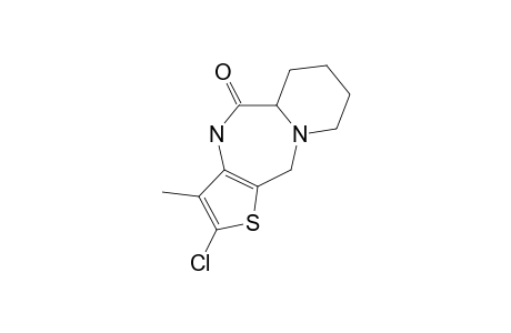 2-CHLORO-3-METHYL-11H-PIPERIDINO-[1,2-A]-THIENO-[3,2-E]-[1,3]-DIAZEPIN-5(4H)-ONE