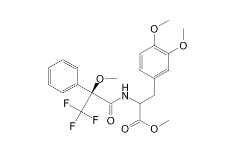 DL-Tyrosine, 3-methoxy-O-methyl-N-(3,3,3-trifluoro-2-methoxy-1-oxo-2-phenylpropyl) -, methyl ester, (S)-