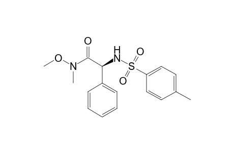 (S)-N-Methoxy-N-methyl-2-(4-methylphenylsulfonamido)-2-phenylacetamide