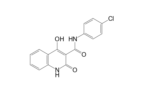 N-(4-Chlorophenyl)-4-hydroxy-2-oxo-1,2-dihydro-3-quinolinecarboxamide