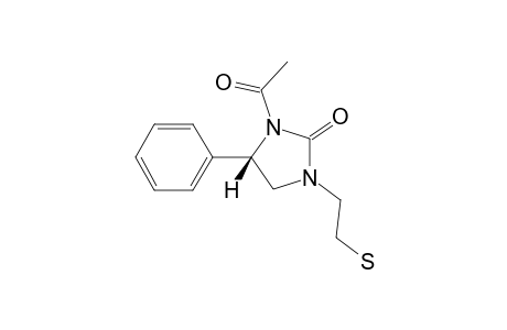 (4R)-3-ACETYL-4-PHENYL-1-(2-SULFANYLETHYL)-IMIDAZOLIDIN-2-ONE
