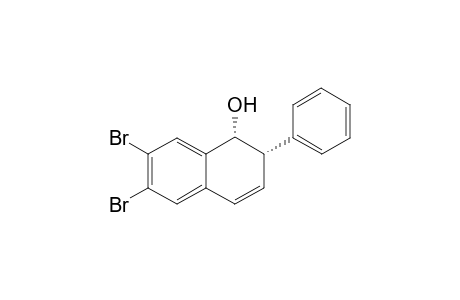 cis-6,7-Dibromo-2-phenyl-1,2-dihydronaphthalen-1-ol