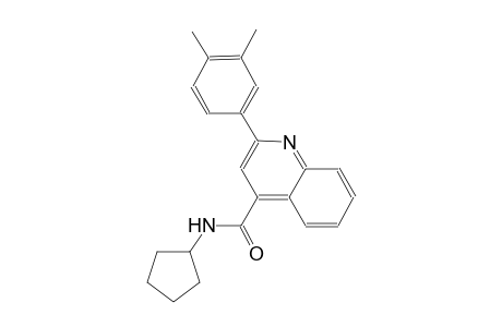 N-cyclopentyl-2-(3,4-dimethylphenyl)-4-quinolinecarboxamide