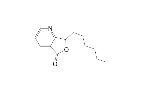 Furo[3,4-b]pyridin-5(7H)-one, 7-hexyl-