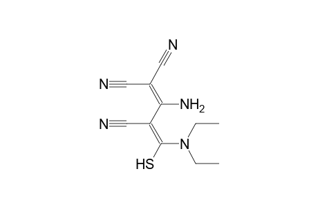 2-Amino-4-diethylamino-4-mercapto-1,1,3-tricyano-1,3-butaqdiene