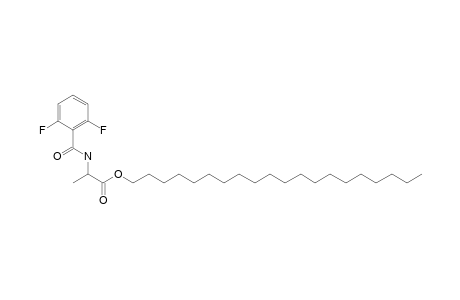 D-Alanine, N-(2,6-difluorobenzoyl)-, eicosyl ester