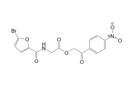 2-(4-nitrophenyl)-2-oxoethyl [(5-bromo-2-furoyl)amino]acetate