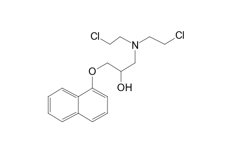 1-[Bis(2-chloroethyl)amino]-3-(1-naphthyloxy)-2-propanol