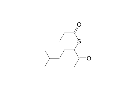 6-methyl-3-propionylthio-2-heptanone
