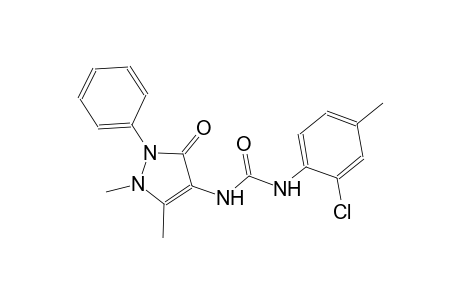 urea, N-(2-chloro-4-methylphenyl)-N'-(2,3-dihydro-1,5-dimethyl-3-oxo-2-phenyl-1H-pyrazol-4-yl)-