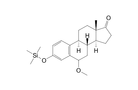 Estra-1,3,5(10)-trien-17-one, 6-methoxy-3-[(trimethylsilyl)oxy]-, (6.alpha.)-