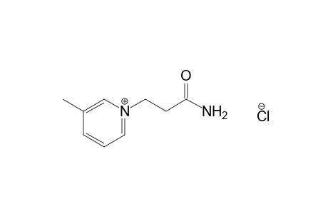 1-(2-carbamoylethyl)-3-methylpyridinium chloride