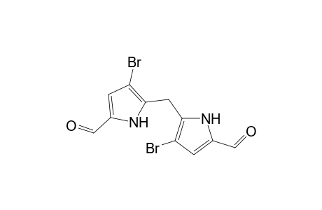 4-bromo-5-[(3-bromo-5-formyl-1H-pyrrol-2-yl)methyl]-1H-pyrrole-2-carbaldehyde