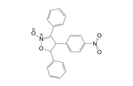 Isoxazole, 4,5-dihydro-4-(4-nitrophenyl)-3,5-diphenyl-, 2-oxide