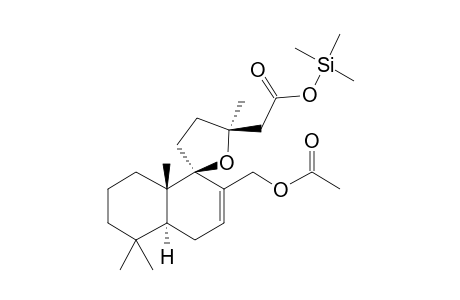 17-Acetoxygrindelic acid, tms