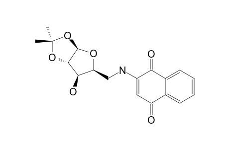 2-(5'-DEOXY-1',2'-O-ISOPROPYLIDENE-D-XYLOFURANOS-5'-YL)-AMINO-1,4-NAPHTHOQUINONE
