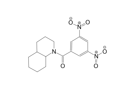 quinoline, 1-(3,5-dinitrobenzoyl)decahydro-