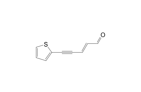 2-Penten-4-ynal, 5-(2-thienyl)-, (E)-