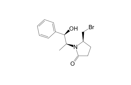 (1S,2R,5R)-5-Bromomethyl-1-(2-hydroxy-1-methyl-2-phenylethyl-2-pyrrolidinone