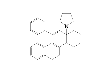 11-PHENYL-12A-PYRROLIDINO-1,2,3,4,4A,12A,5,6-OCTAHYDROCHRYSENE