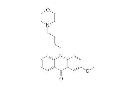 10-(4'-MORPHOLINOBUTYL)-2-METHOXYACRIDONE