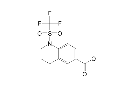 N-(TRIFLUOROMETHANESULFONYL)-1,2,3,4-TETRAHYDROQUINOLINE-6-CARBOXYLIC-ACID