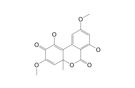 BOTRALLIN;1,7-DIHYDROXY-3,9-DIMETHOXY-4A-METHYL-6H-DIBNEZO-[B,D]-PYRAN-2,6(4AH)-DIONE