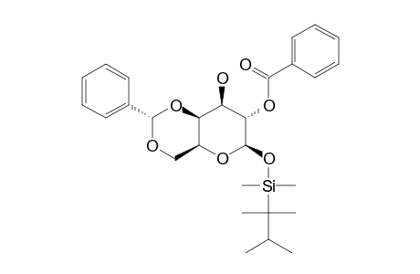 THEXYLDIMETHYLSILYL-2-O-BENZOYL-4,6-O-BENZYLIDENE-BETA-D-GALACTOPYRANOSIDE