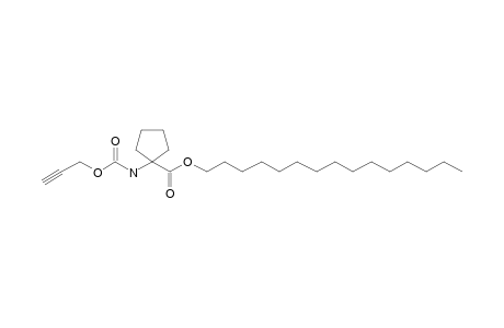 1-Aminocyclopentanecarboxylic acid, N-propargyloxycarbonyl-, pentadecyl ester