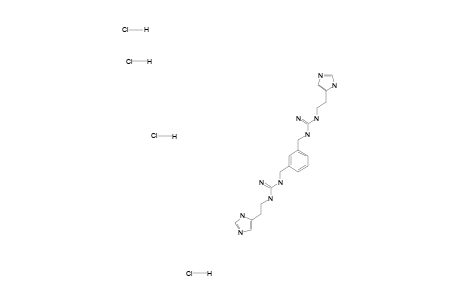 [N'-[3-[[[amino-(2-imidazol-3-ium-4-ylethylammonio)methylene]amino]methyl]benzyl]carbamimidoyl]-(2-imidazol-3-ium-4-ylethyl)ammonium tetrachloride