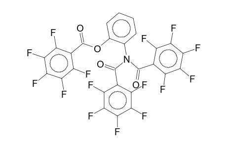 Pentafluorbenzoesaeure-[di-(n-pentafluorbenzoyl)-O-aminophenyl]-ester