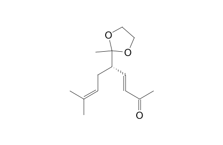 (3E,5S)-8-methyl-5-(2-methyl-1,3-dioxolan-2-yl)-2-nona-3,7-dienone