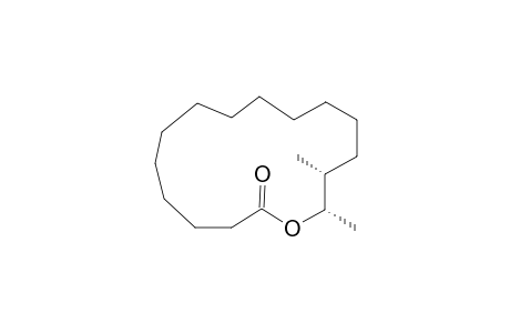 (15R,16S)-15,16-dimethyl-1-oxacyclohexadecan-2-one