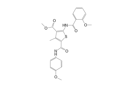 methyl 5-[(4-methoxyanilino)carbonyl]-2-[(2-methoxybenzoyl)amino]-4-methyl-3-thiophenecarboxylate