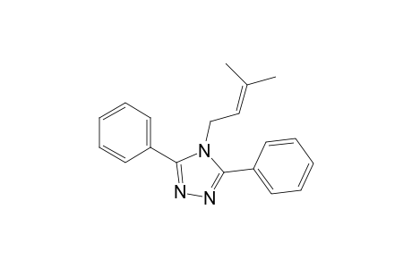 4-(3-Methylbut-2-enyl)-3,5-diphenyl-1,2,4-triazole